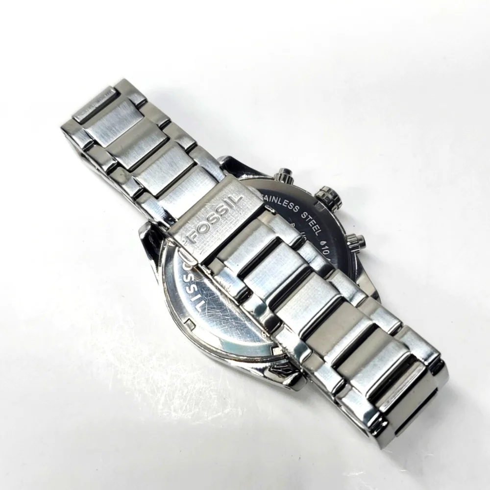 Fossil Watch CH2542 Silver Steel Wristband Multifunction Mop 10 ATM